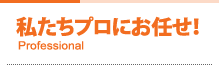 私たちプロにお任せ！